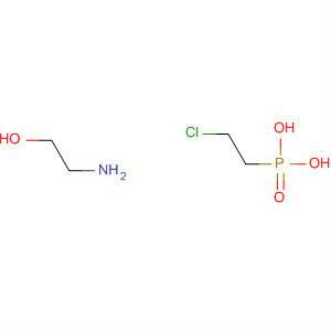 Phosphonic acid, P-(2-chloroethyl)-, compd. with 2-aminoethanol (1:1) molecular structure