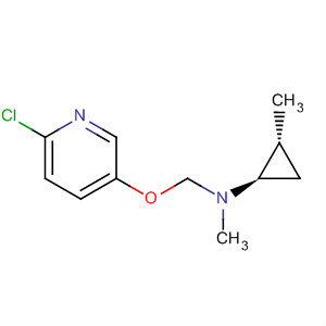 Cyclopropanamine, 1-[[(6-chloro-3-pyridinyl)oxy]methyl]-N,2-dimethyl-,(1R,2R)-