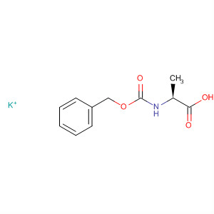 L-Alanine, N-[(phenylmethoxy)carbonyl]-, monopotassium salt molecular structure