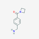 4-(Azetidinocarbonyl)benzylamine molecular structure