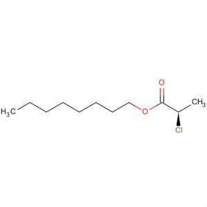 Propanoic acid, 2-chloro-, octyl ester, (R)- molecular structure