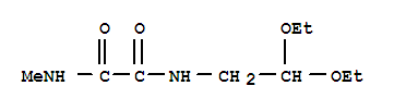 N-(2,2-Diethoxyethyl)-N-methyl-ethanediamide molecular structure