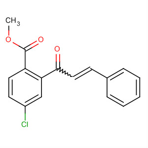 Benzoic acid, 4-chloro-2-(1-oxo-3-phenyl-2-propen-1-yl)-, methyl ester molecular structure