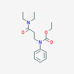 ethyl [3-(diethylamino)-3-oxopropyl]phenylcarbamate
