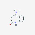 5-AMINO-1,3,4,5-TETRAHYDRO-BENZO[B]AZEPIN-2-ONE molecular structure