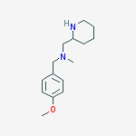 N-[(4-METHOXYPHENYL)METHYL]-N-METHYL-2-PIPERIDINEMETHANAMINE