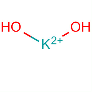 Potassium(1+), dihydroxy- molecular structure