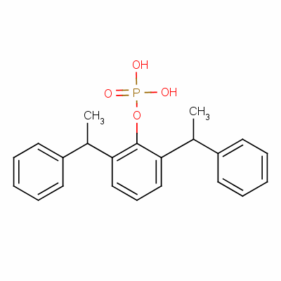 2,6-bis(1-phenylethyl)phenyl hydrogenphosphate molecular structure