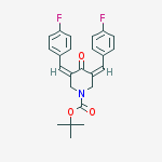 1-Boc-3,5-bis(4-fluorobenzylidene)-4-oxopiperidine
