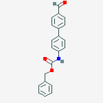 4-(Cbz-Amino)-4'-formylbiphenyl molecular structure