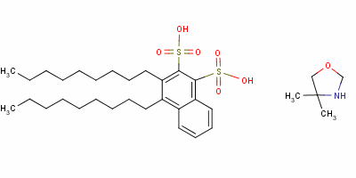 4,4-dimethyl-1,3-oxazolidine;3,4-di(nonyl)naphthalene-1,2-disulfonic Acid