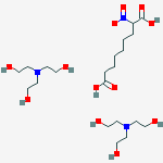 nitrononanedioic acid, compound with 2,2',2''-nitrilotriethanol (1:2)