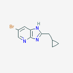 6-Bromo-2-cyclopropylmethyl-3H-imidazo[4,5-b]pyridine