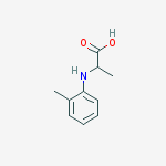 2-O-TOLYLAMINO-PROPIONIC ACID molecular structure