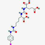 (2s)-2-[[(1s)-1-carboxy-5-[(4-iodanylphenyl)carbamoylamino]pentyl]carbamoylamino]pentanedioic Acid