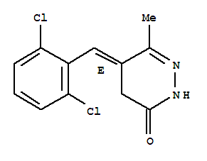 5-((2,6-dichlorobenzylidene))-6-methyl-(2H,4H)-3-pyridazinone molecular structure