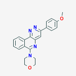 3-(4-METHOXYPHENYL)-6-(4-MORPHOLINYL)-PYRIDAZINO[4,3-C]ISOQUINOLINE molecular structure