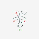 1-butan-2-yl-4-(4-chlorophenyl)-3,5,8-trioxabicyclo[2.2.2]octane