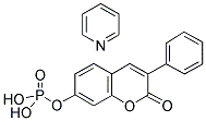 3-PHENYL-7-COUMARINYL PHOSPHATE HEMIPYRIDINE SALT molecular structure