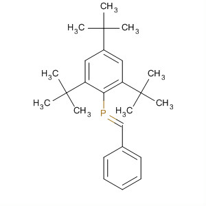 Phosphine, (phenylmethylene)[2,4,6-tris(1,1-dimethylethyl)phenyl]-,(1E)- molecular structure