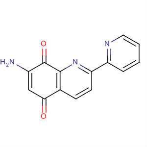 5,8-Quinolinedione, 7-amino-2-(2-pyridinyl)- molecular structure